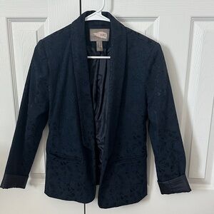 Talbots Black Textured Women's Blazer